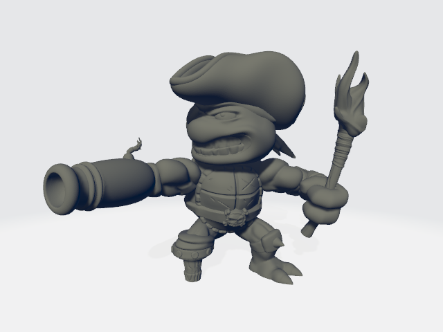 Chibiatures - Turtle Pirate #13