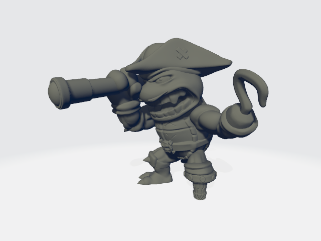 Chibiatures - Turtle Pirate #16