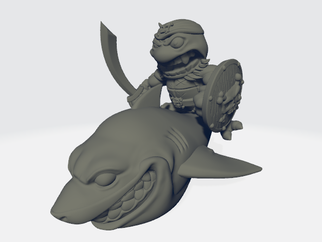 Chibiatures - Turtle Pirate #19