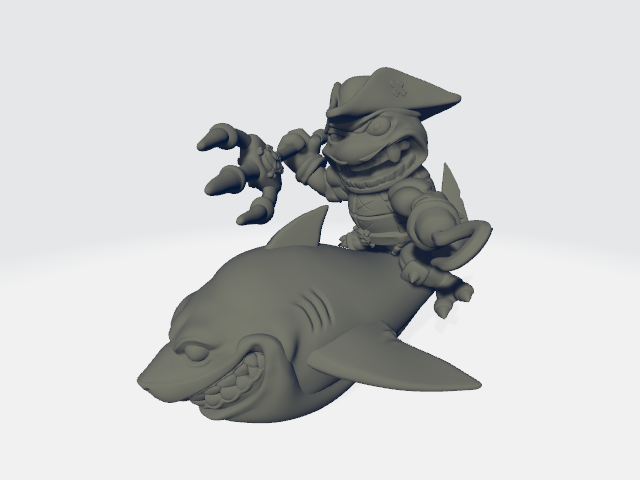 Chibiatures - Turtle Pirate #20