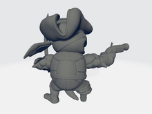 Load image into Gallery viewer, Chibiatures - Turtle Pirate #9
