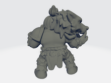 Load image into Gallery viewer, Big Head Chibi - Wolf Viking #1
