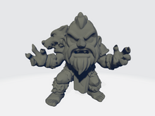 Load image into Gallery viewer, Big Head Chibi - Wolf Viking #1
