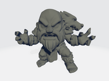 Load image into Gallery viewer, Big Head Chibi - Wolf Viking #2
