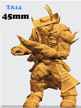 Torn Armor Minotaur Riftblade
