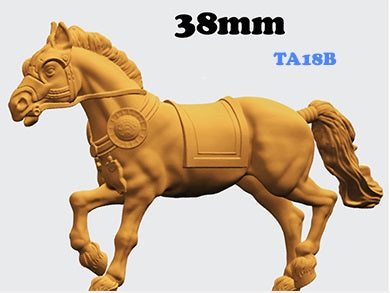Torn Armor Hussar Horse