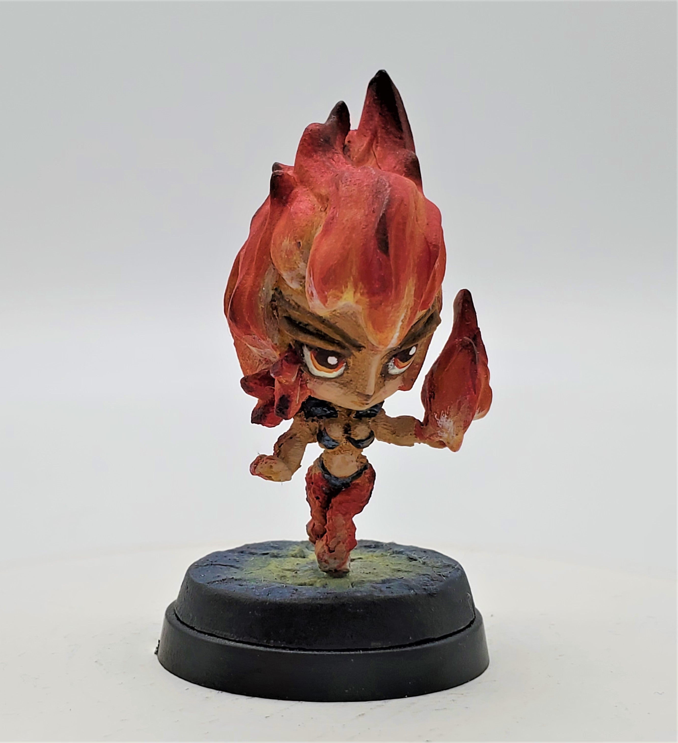 Chibi Fire Object Chibi Fire Mage – Impact! Miniatures