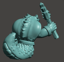 Load image into Gallery viewer, Capsule Chibi - Snekmen / Snakeman Warband #2 (Axe)
