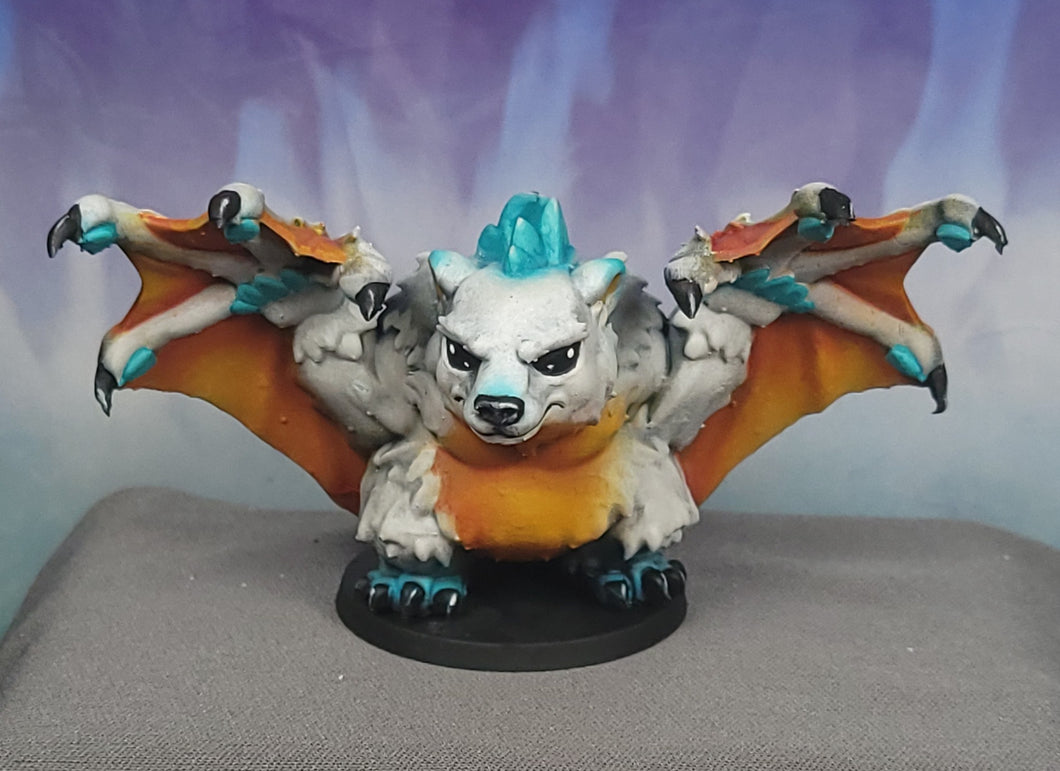 Capsule Chibi - Polar Wyvern / Polar Bear Dragon