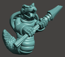 Load image into Gallery viewer, Capsule Chibi - Snekmen / Snakeman Warband #4 (Spear)
