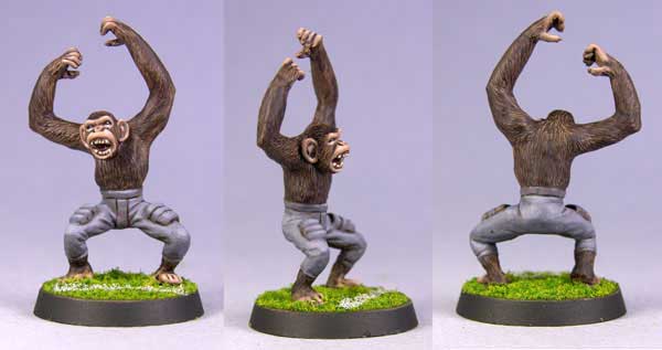 Siringit Ape - Chimpanzee Midfielder (Metal) SG_CMPM