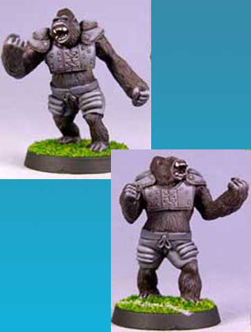 Armoured Gorilla 2 Pack – Impact! Miniatures