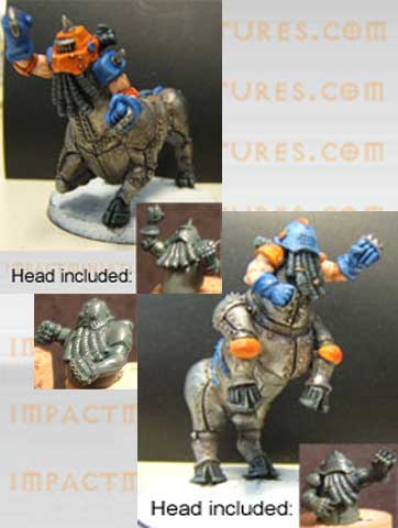 Dwarven Centaur Pack (2 figures) (Metal) BR_DCP