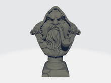 Load image into Gallery viewer, Miniatures of Madness - Dwarf - Bounty Hunter Bust
