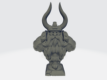 Load image into Gallery viewer, Miniatures of Madness - Dwarf - King Dwarf Bust
