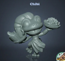 Chibi Frogfolk Chef Apprentice