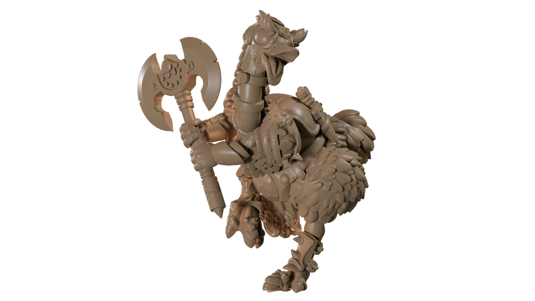 Capsule Chibi - Barbarian Ostrich