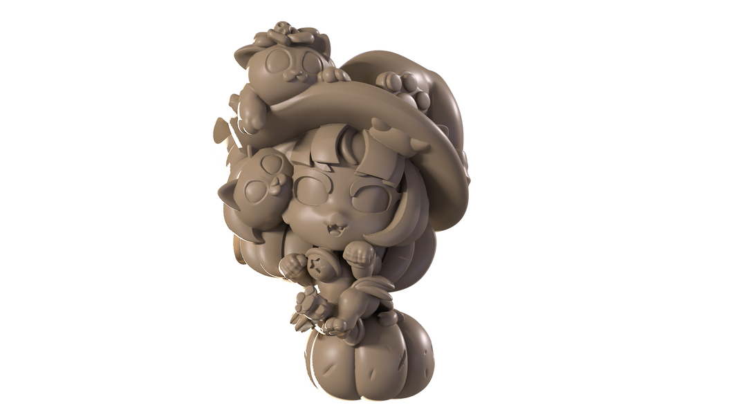 Capsule Chibi - Cat Witch