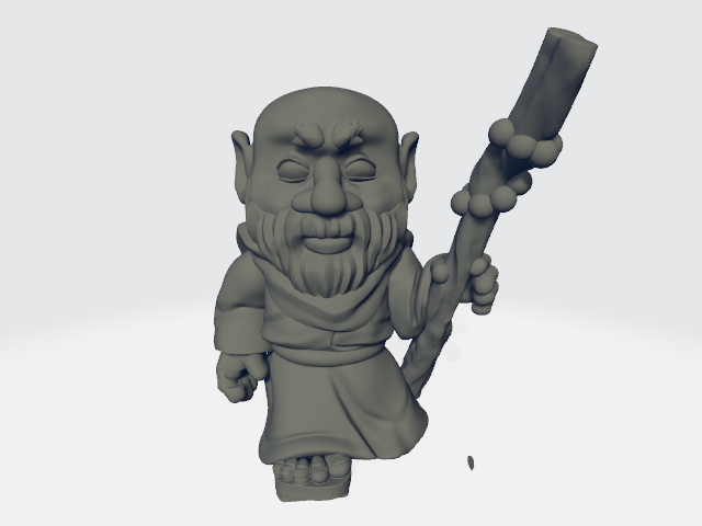 Celia Miniatures - Gnome Adventurers - Cartug the Cleric