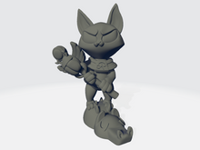 Load image into Gallery viewer, Capsule Chibi - Sphynx the Catmancer (On Croc) - Egyptian Cat Wizard
