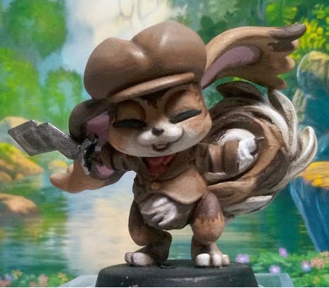 Chibi Sacred Sword Useko Warrior - Cat Rabbit