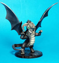 Load image into Gallery viewer, Chibi Dragon - Dubh the Black Dragon
