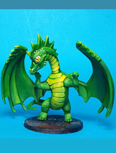 Load image into Gallery viewer, Chibi Dragon - Uaine the Green Dragon
