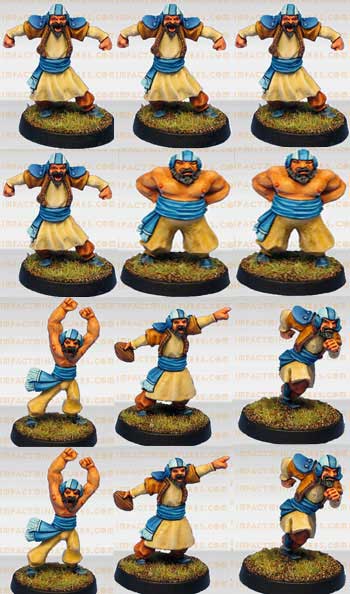Desert Dogs - Desert Dogs Elfball Team (12 figures) (Metal) DD_ETM