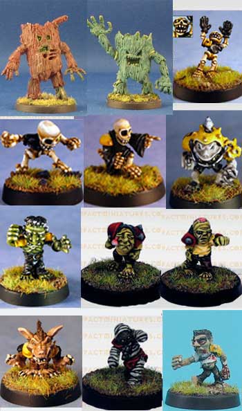 Deadlings - Deadling Elfball Team #2 (12 figures) (Metal) DL_ETM2
