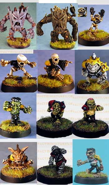 Deadlings - Deadling Elfball Team #1 (12 figures) (Metal) DL_ETM1