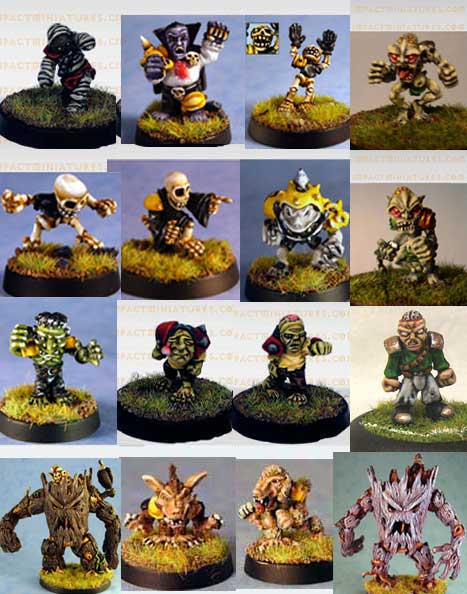 Deadlings - Fantasy Football Deadling Team #1 (16 figures) (Metal) DL_TM1