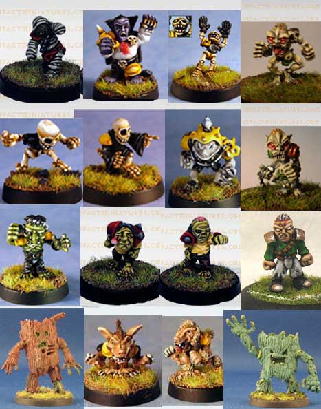 Deadlings - Fantasy Football Deadling Team #3 (16 figures) (Metal) DL_TM3