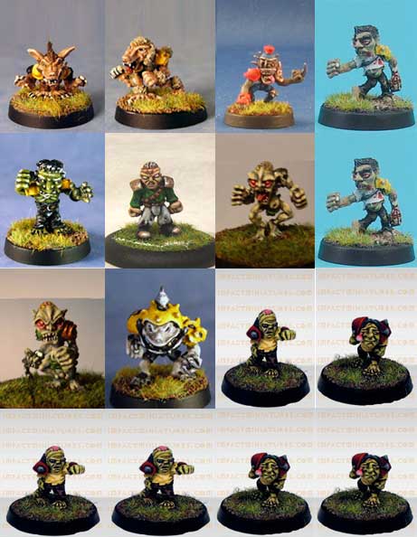 Deadlings - Fantasy Football Deadling Team #5 (16 figures) (Metal) DL_TM5