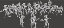 Load image into Gallery viewer, Digital STLs - 29 Models - Elf / Dark Elf Fantasy Football Team

