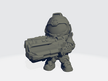 Load image into Gallery viewer, Capsule Chibi - Doomed Marine (BFG)
