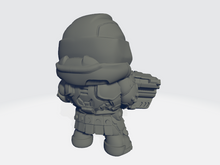 Load image into Gallery viewer, Capsule Chibi - Doomed Marine (BFG)
