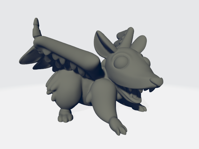 Capsule Chibi - Mutant Animals - Dovepossum