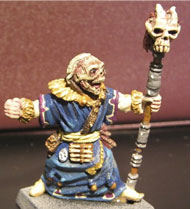 Load image into Gallery viewer, ZN Games - Earthdawn Deaths Head Nethermancer (2 pack)  (Unpainted Resin) ED_NTHM
