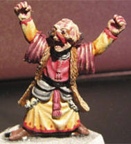 Load image into Gallery viewer, ZN Games - Earthdawn Deaths Head Nethermancer (2 pack)  (Unpainted Resin) ED_NTHM
