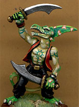 Load image into Gallery viewer, ZN Games - Earthdawn Tskrangs (3 pack)  (Unpainted Resin) ED_TSKR
