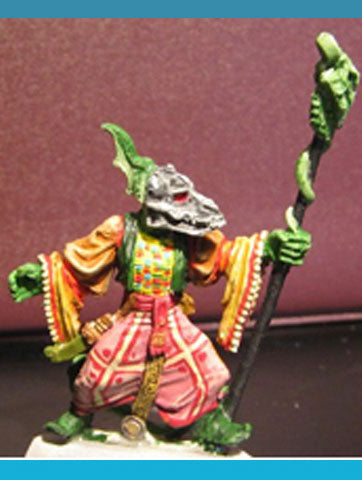 ZN Games - Earthdawn Tskrang Mage (Unpainted Resin) ED_TSP1