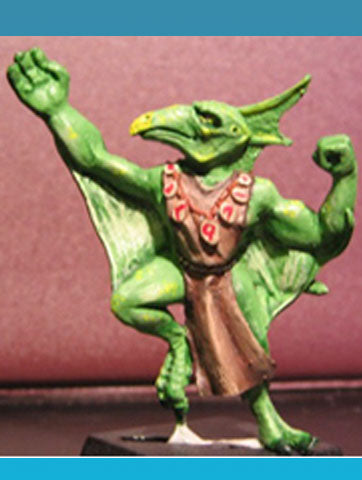 ZN Games - Earthdawn Winged Tskrang (Unpainted Resin) ED_TSP2