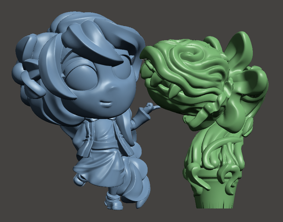 Capsule Chibi - Evergreen and Summer