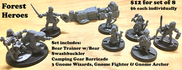 ZN Games RPG Forest Heroes - Set of 9