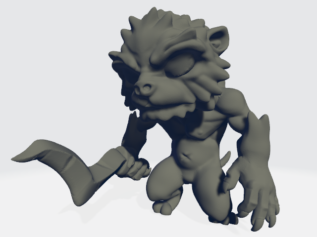 Monstero - Gnoll Cutter
