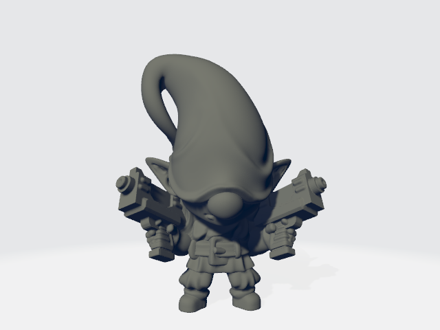 Capsule Chibi - War Gnomes (Double Guns)