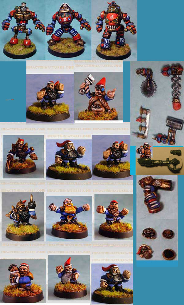 Gnome Fantasy Football Team (14 figs)