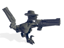 Load image into Gallery viewer, Raygun Raptors - Cowboy Gunslinger
