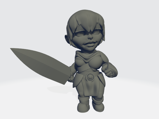 Monstero - Human Fighter Female