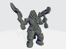 Load image into Gallery viewer, Miniatures of Madness - Dwarf - Ignes the Assoult
